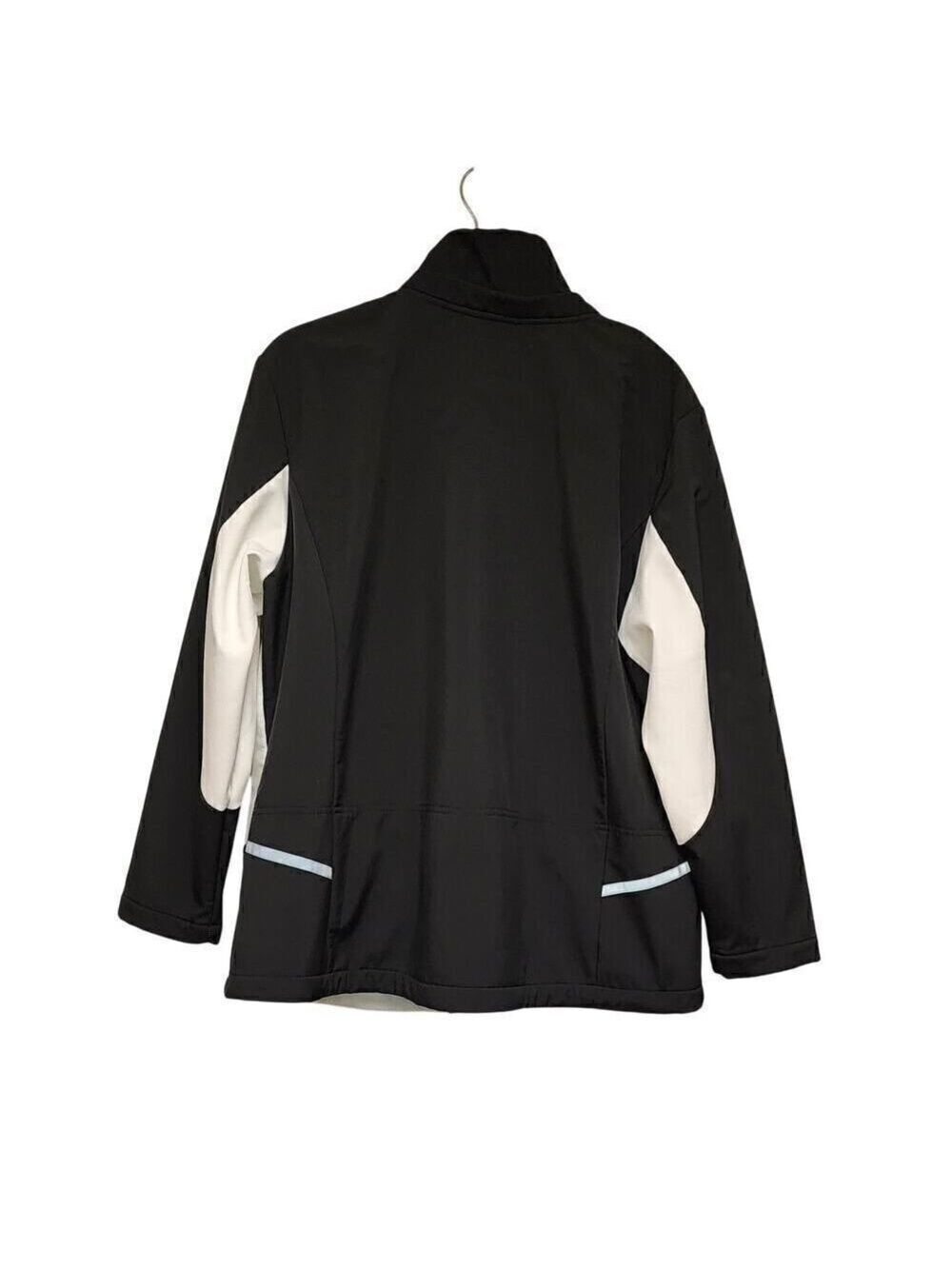Sporto Long Sleeve Womens Colorblock Back/Ivory Jacket Size XL - Picture 2 of 7